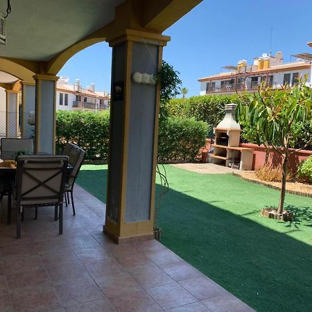 Apartamento Con Jardin Privado Y Acceso A Piscina Huelva Buitenkant foto