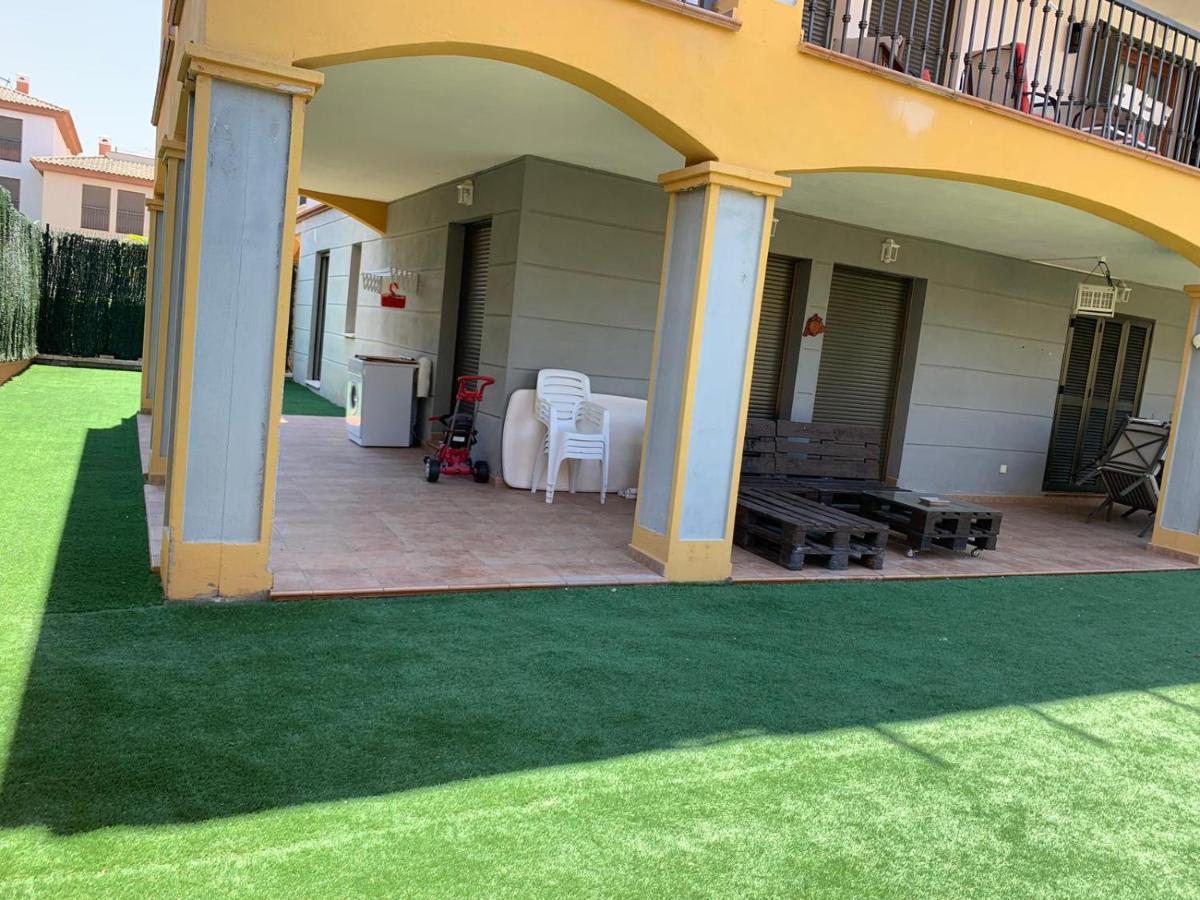 Apartamento Con Jardin Privado Y Acceso A Piscina Huelva Buitenkant foto